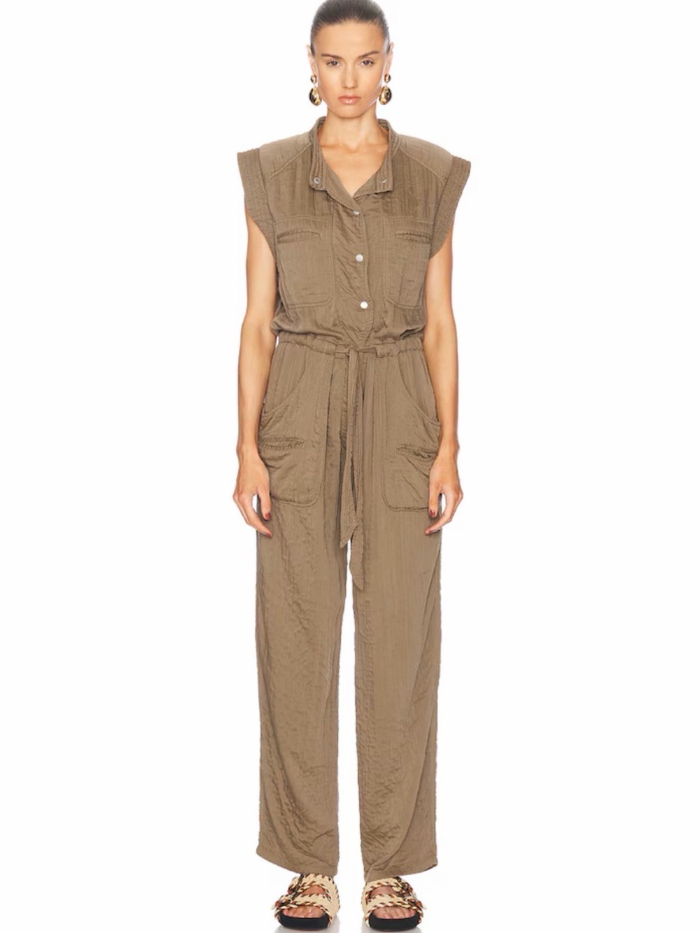 Isabel Marant Suzie Jumpsuit in Olive